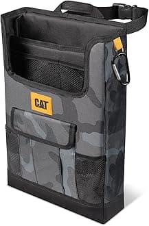 CAT® Car Seat Organizer for Cars Trucks SUVs, Removable Portable On-The-Go, Securely Attaches to Front or Rear Seats, Adjustable Straps, Car Accessories Compact Caddy for Travel Driving - Urban Camo