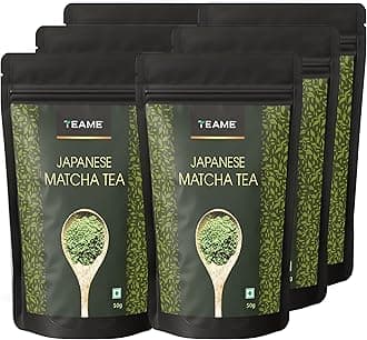 - Matcha Tea Powder, 300g (198 Servings) | Pure Japanese Matcha Green Tea Powder | 50g-Pack of 6