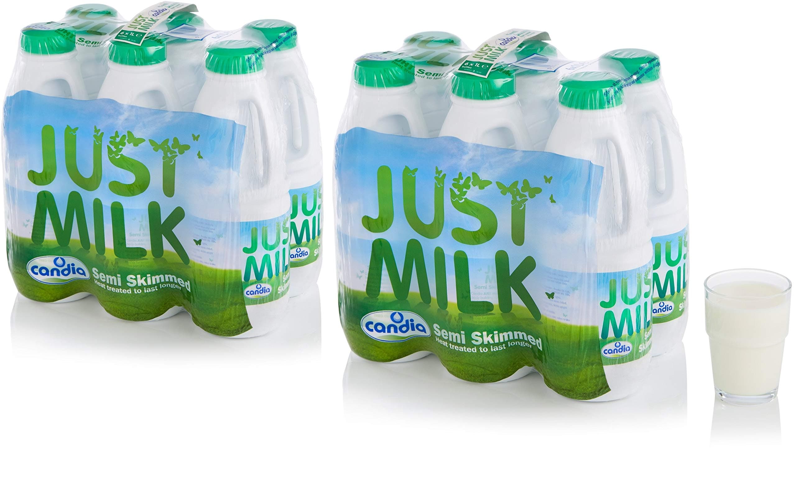 Semi Skimmed JUST MILK (12 Bottles)