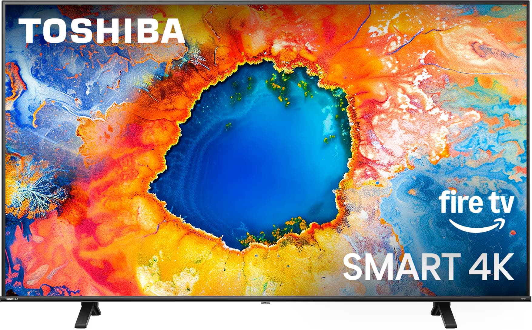 TOSHIBA 55-inch Class C350 Series LED 4K UHD Smart Fire TV with Voice Remote with Alexa (55C350NU)