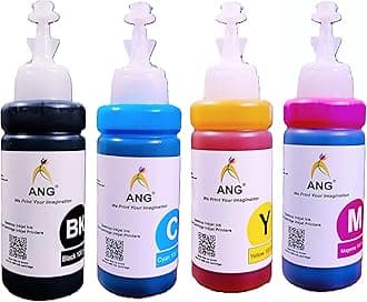 ANG Universal Printing Solution Printer Cartridge Refill for HP 805, 860, 861, 803, 680, 678, 682, 818, 802, 901, 703, 704, 702, 831, 830, 46, 21, 22, 27, 28, 56, 57 (100g X 4 Color)