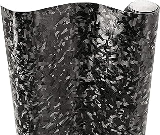 2020 Edition Forged Black Composite Carbon Vinyl Wrap Roll (100ft x 5ft)