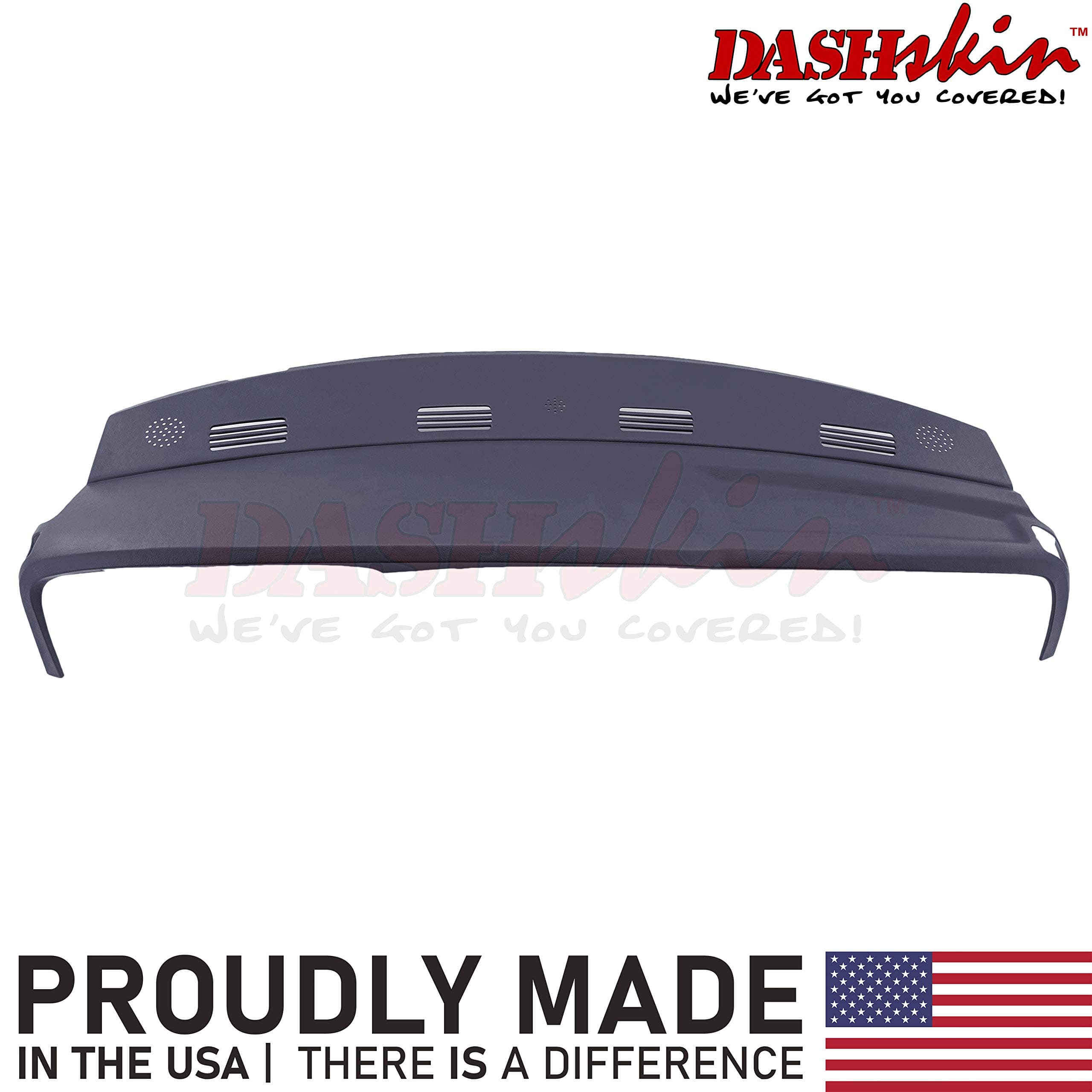 DashSkinOne Piece Molded Dash Cover Cap Compatible with 2002-2005 Dodge Ram (2003-2005 Ram 2500 & 3500) in Navy Blue - Made in The USA