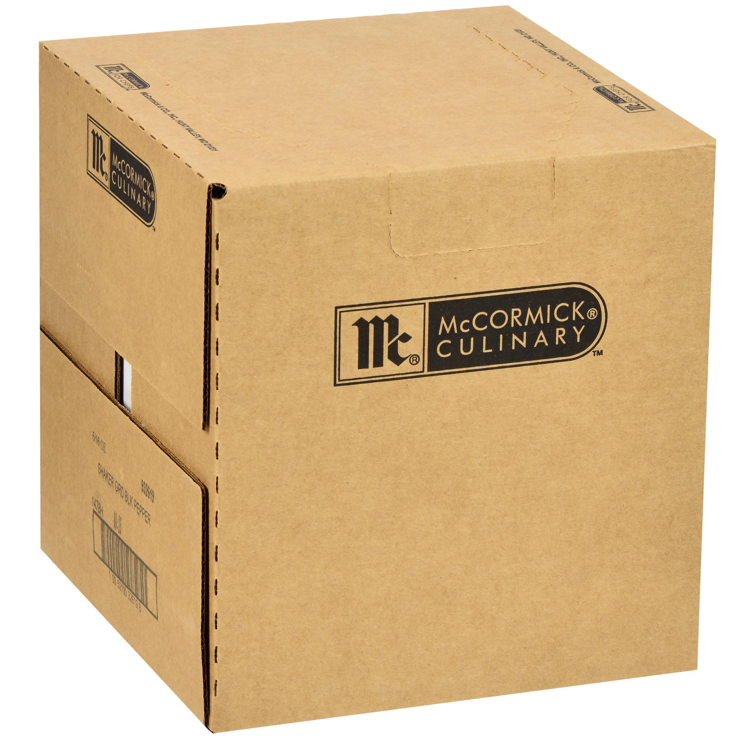 McCormick Culinary Shaker Grind Black Pepper, 16 oz (Pack of 6)