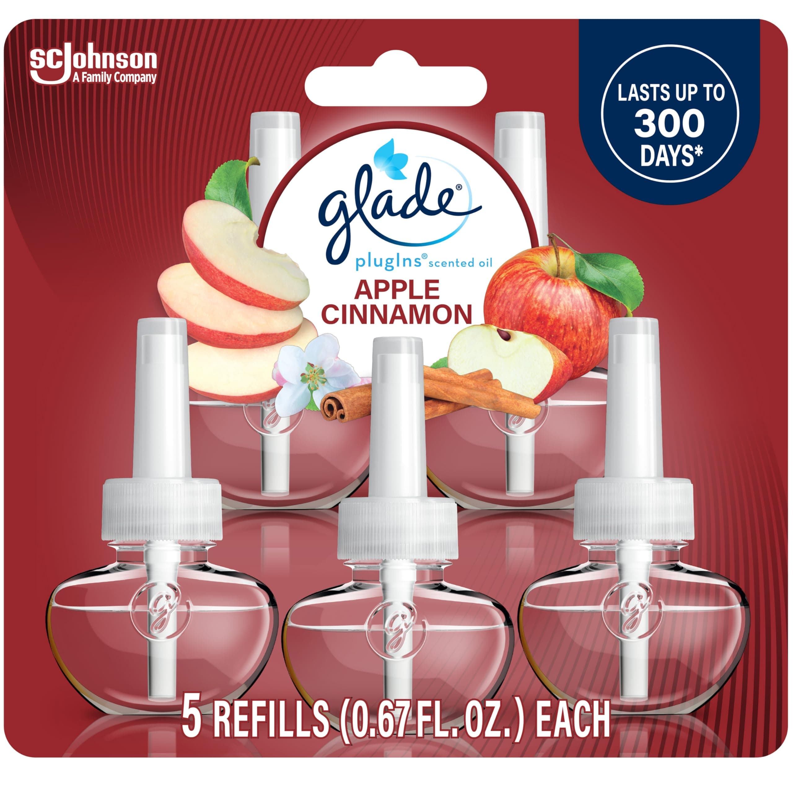 Glade PlugIns Refills Air Freshener, Scented and Essential Oils for Home and ...