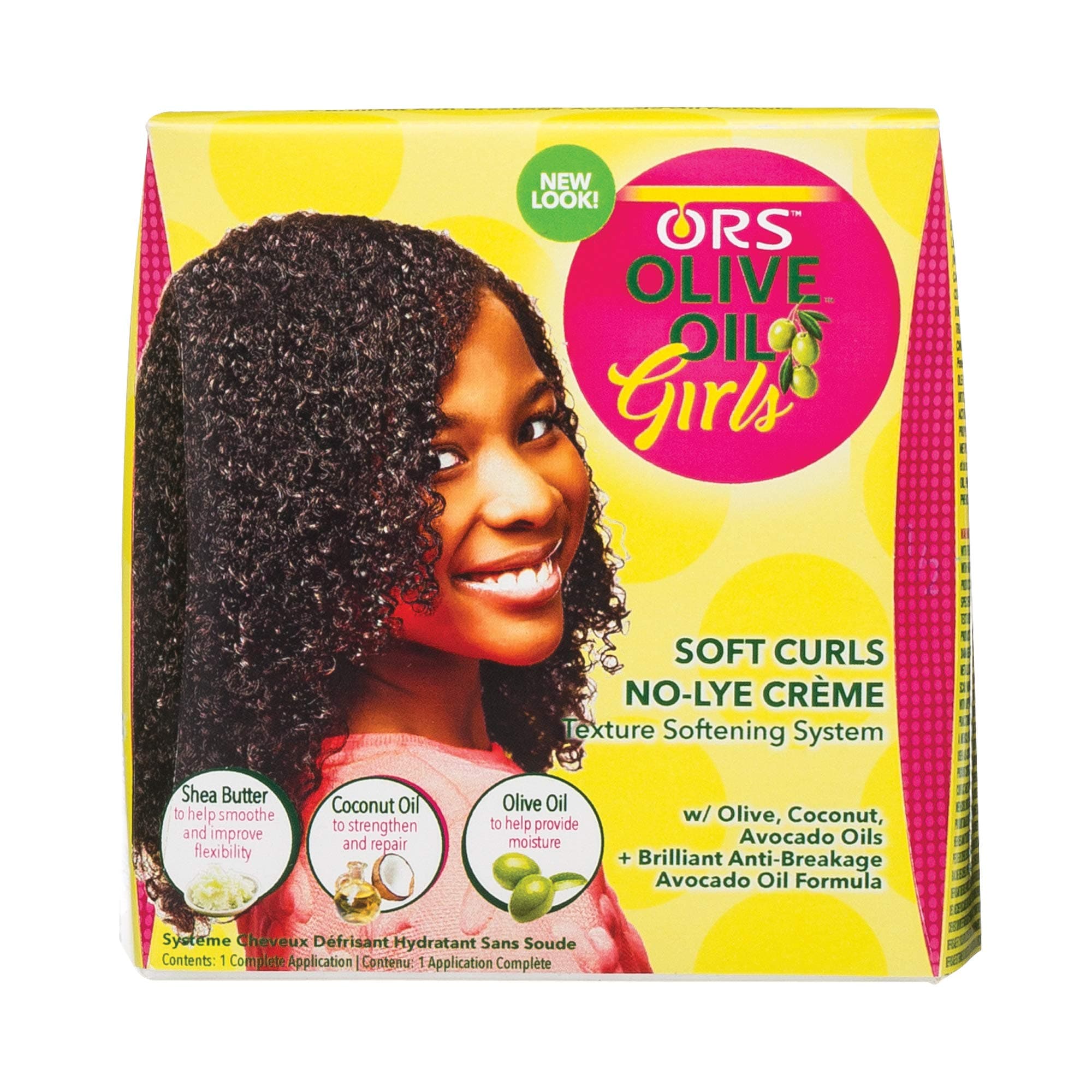 Olive Oil Soft Curls No-Lye Creme Texture Softening System