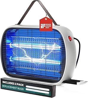 Bug Zapper Indoor for 5000 Sq. Ft., 20W Instant Electric Mosquito Zapper, High-Voltage Fly Zapper, Fruit Fly Traps Fly Killer -MA015