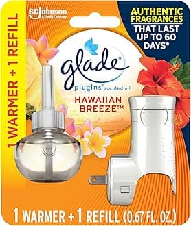 Glade Plugins Scented Oil Starter Kit, Hawaiian Breeze, 0.67 Ounce by Glade