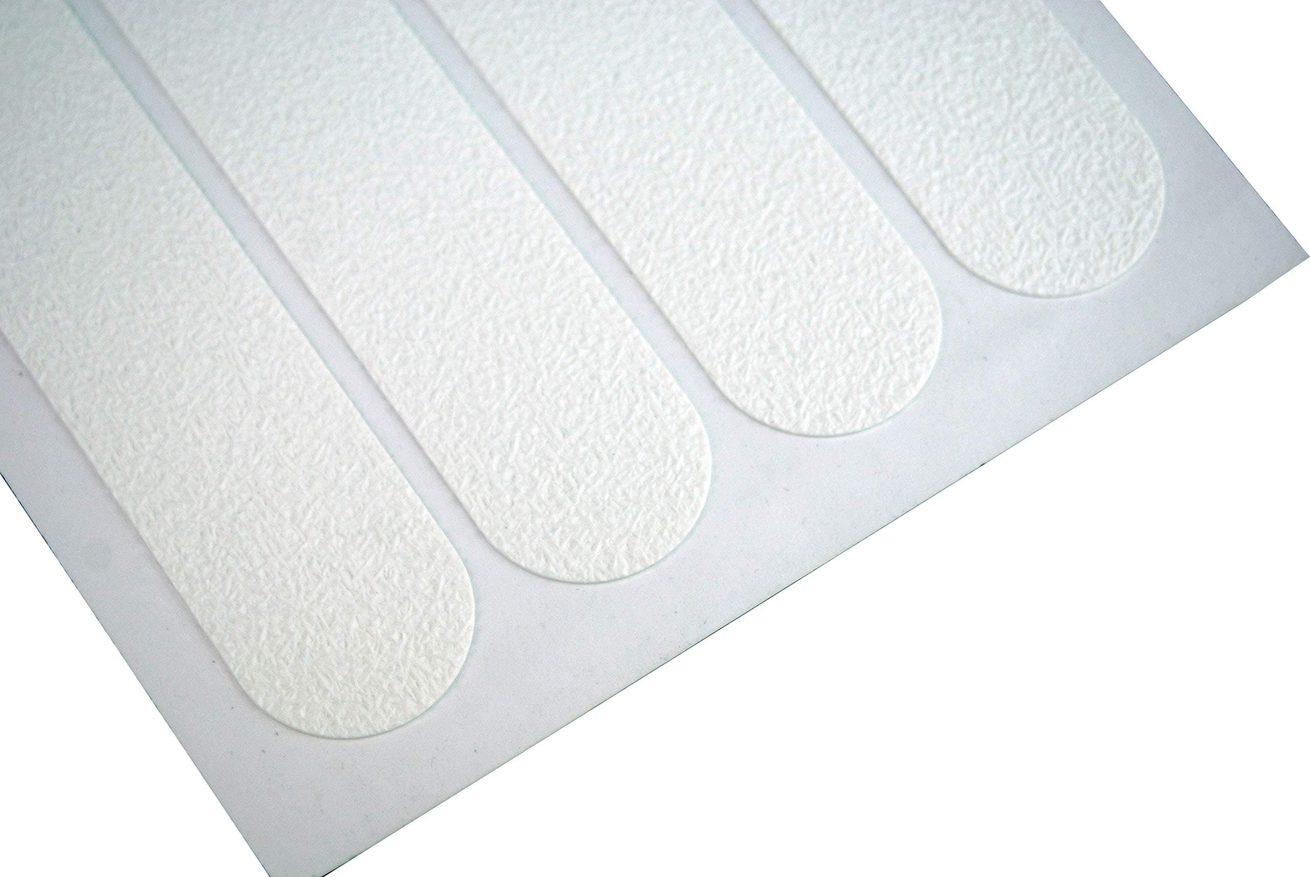 Aqua Safe Non Slip Tape 1" x 10" 4 Per Sheet (White)