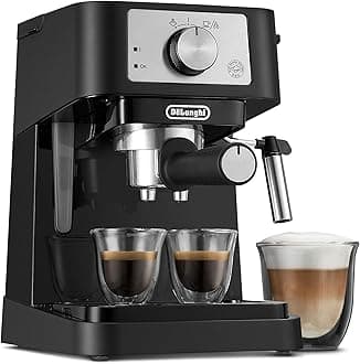 De'Longhi Stilosa Ec260Bk Â– Barista Type Coffee Maker For Espresso, Lungo And Cappuccino, Designed In Italy
