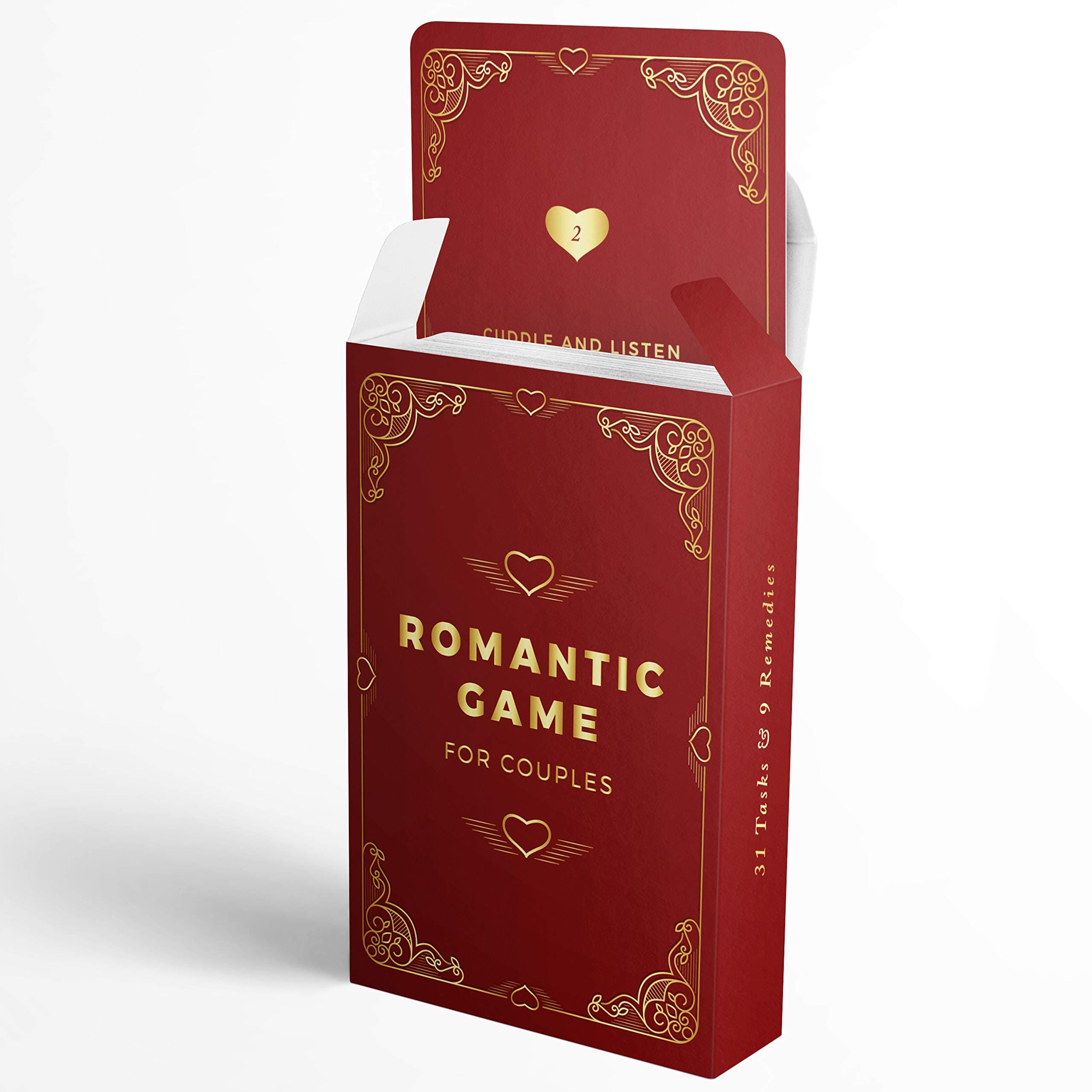 Sivx Creation - Love Tarot | Shuffle, Pick Any Random Card and Perform | Gift for Lover / Wife & Husband | Gift for All Seasons Anniversary, Birthday & Wedding | 31 RomanticTasks to Perform.