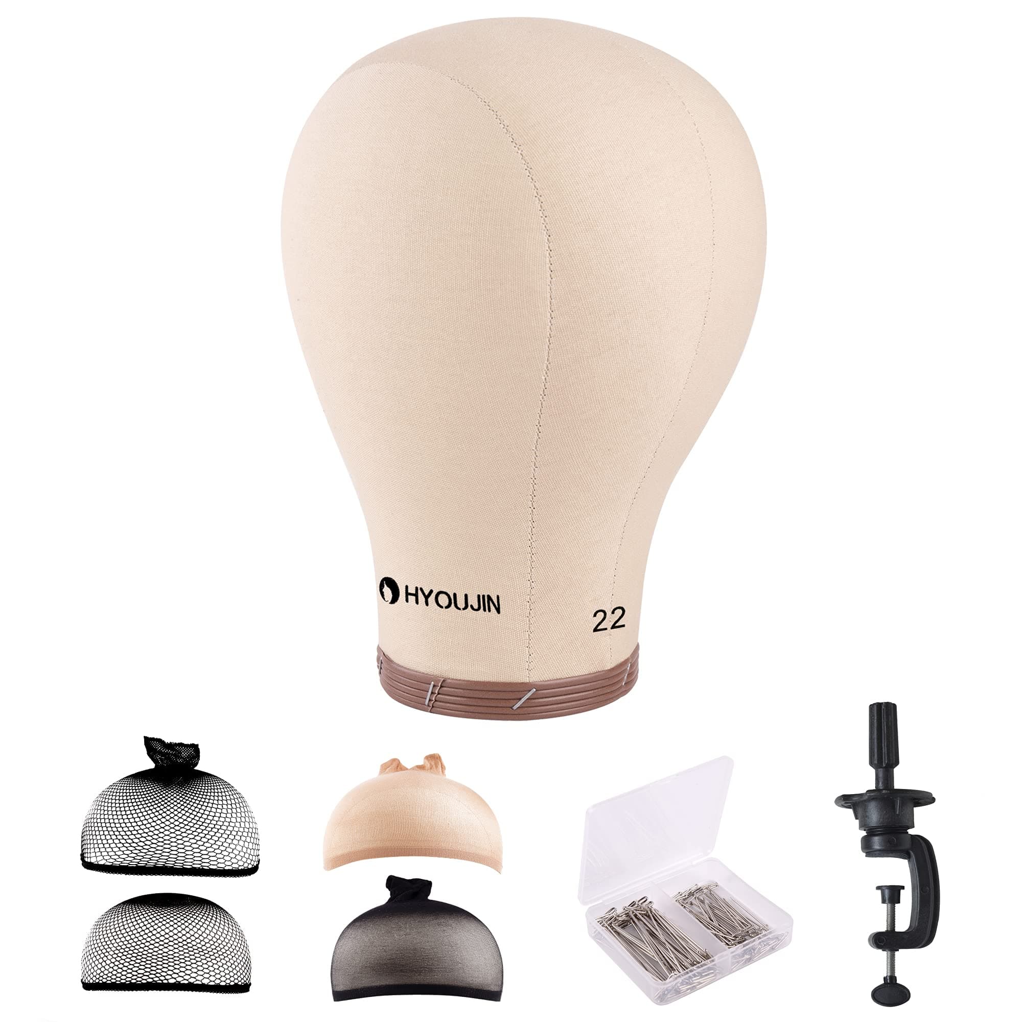 HYOUJIN 22" Canvas Wig Head