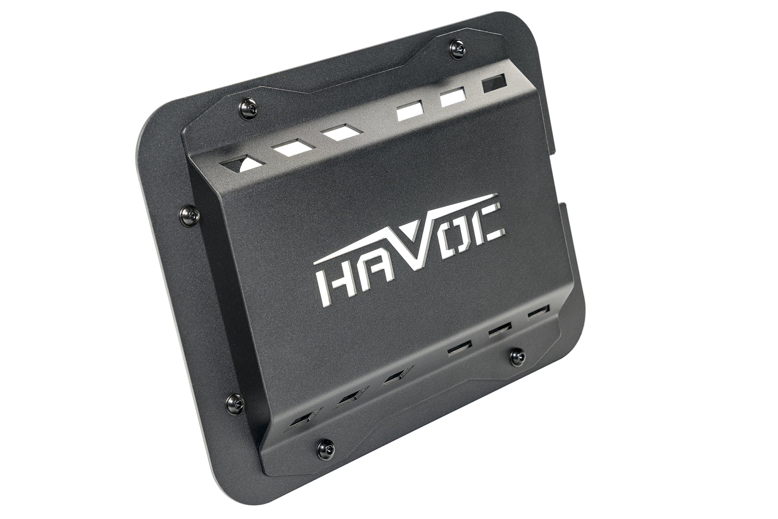 Havoc Offroad Havoc HPG-45-60201-PC Plate, Tail Gate, Black, Aluminum; 07-18 Jeep Wrangler JK/JKU