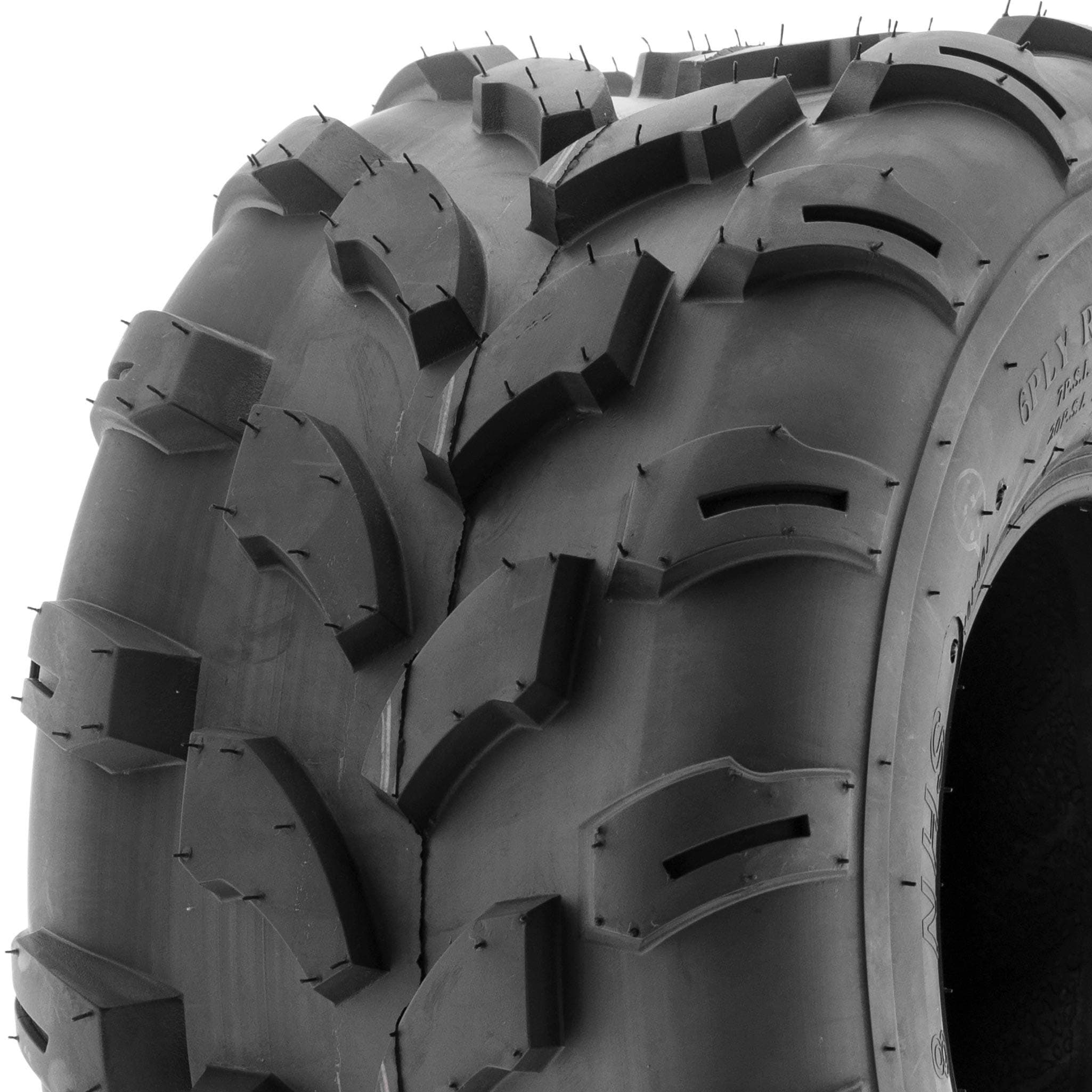 SunF ATV Tires 18x9.5-8 18x9.5x8 Mud Sand Muddy Sandy 6 PR Tubeless - A003