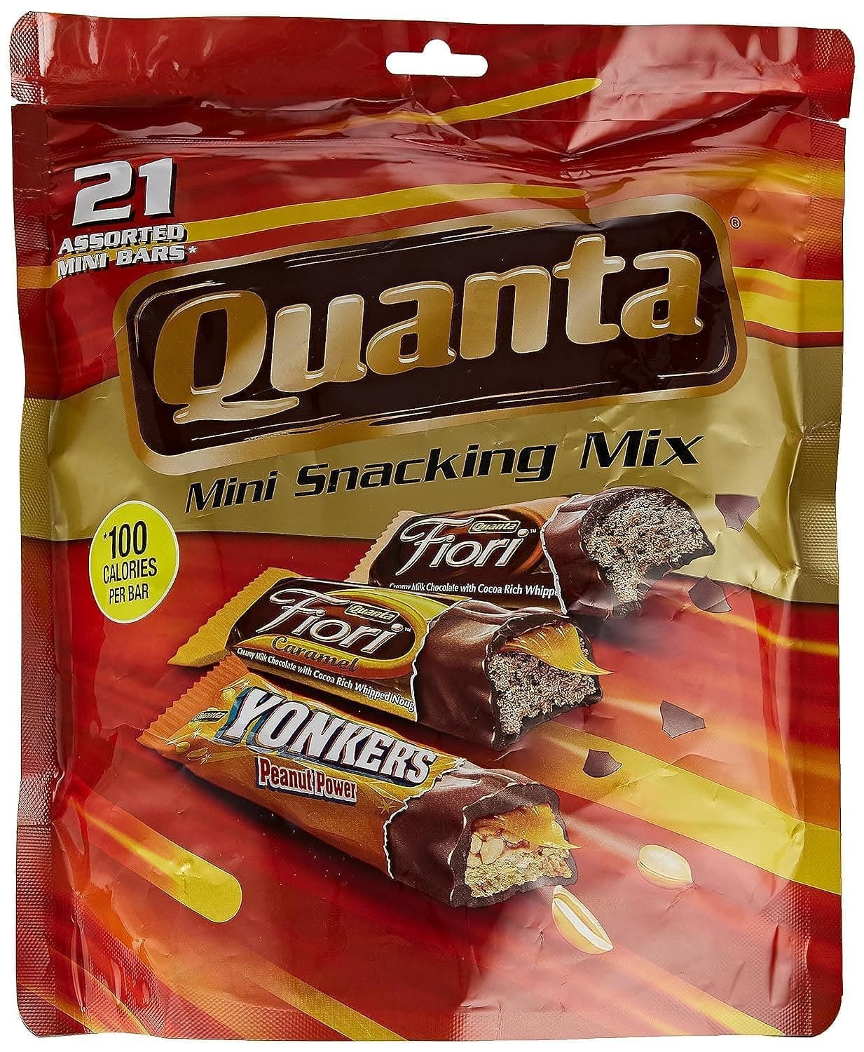 Quanta Quanta, Milk Chocolate Mini Snacking Bars Mix, 314g