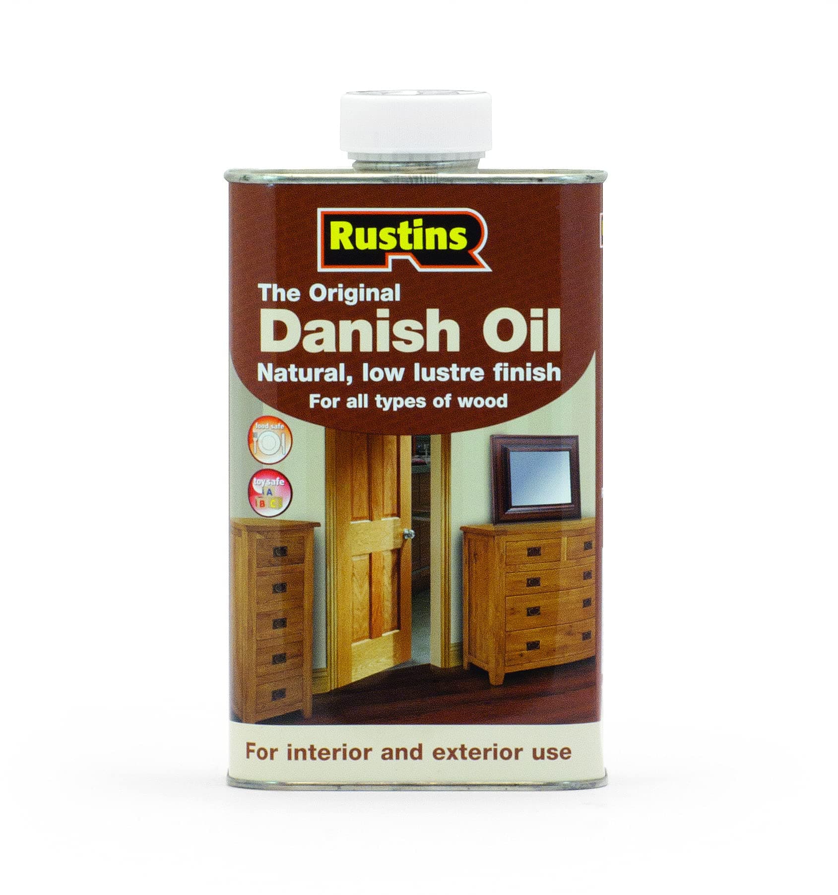 Rustins Oil Finish Danish Oil, Clear, 3.3 fl oz (1 L) Traditional Design, Japan Limited Edition, High Water Repellent, Indoor and Outdoor Use for Wood