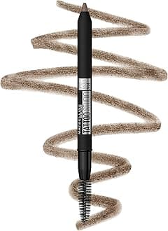 TattooStudio Waterproof Eyebrow Pencil, Sharpenable, Longwear, Long Lasting Eyebrow Pencil, Defined Brows, Pigment Brow Pencil, Up to 36HR, Spoolie Eyebrow Brush, Blonde, 0.026 oz.