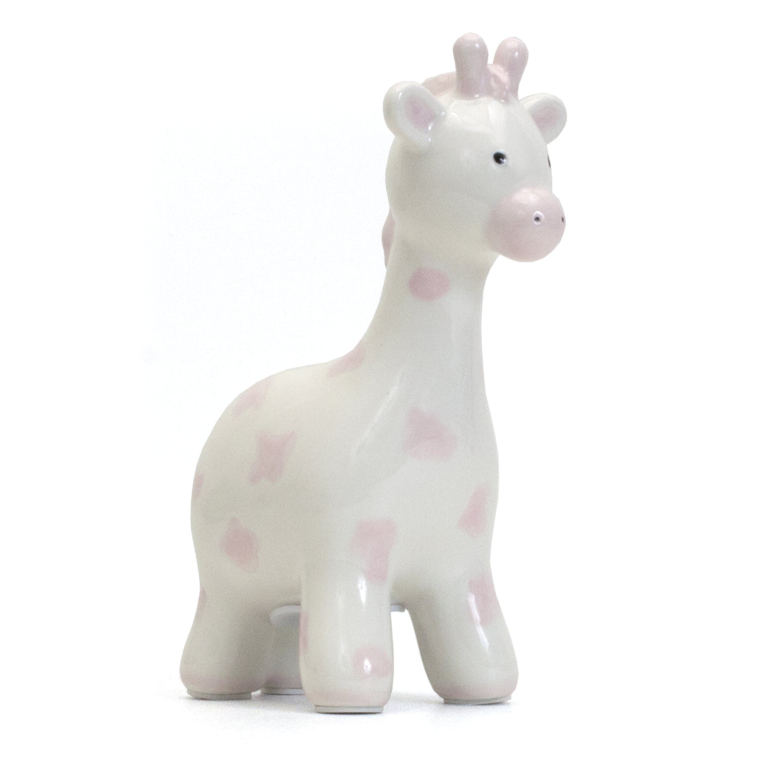 Spotted Giraffe Piggy Bank, Pink