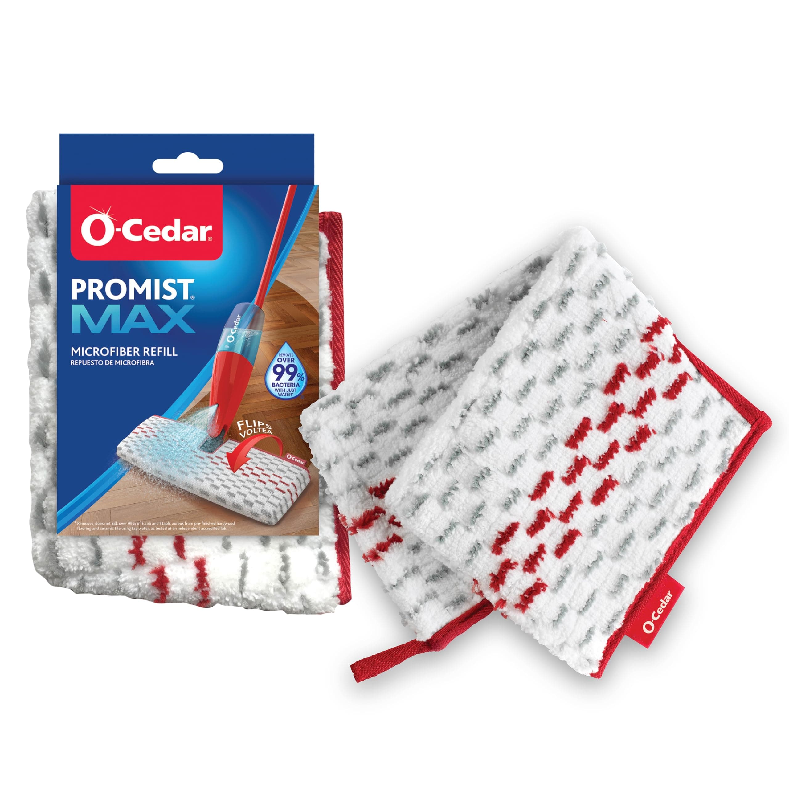 O-Cedar ProMist MAX Microfiber Refill, 1 Count (Pack of 1), White