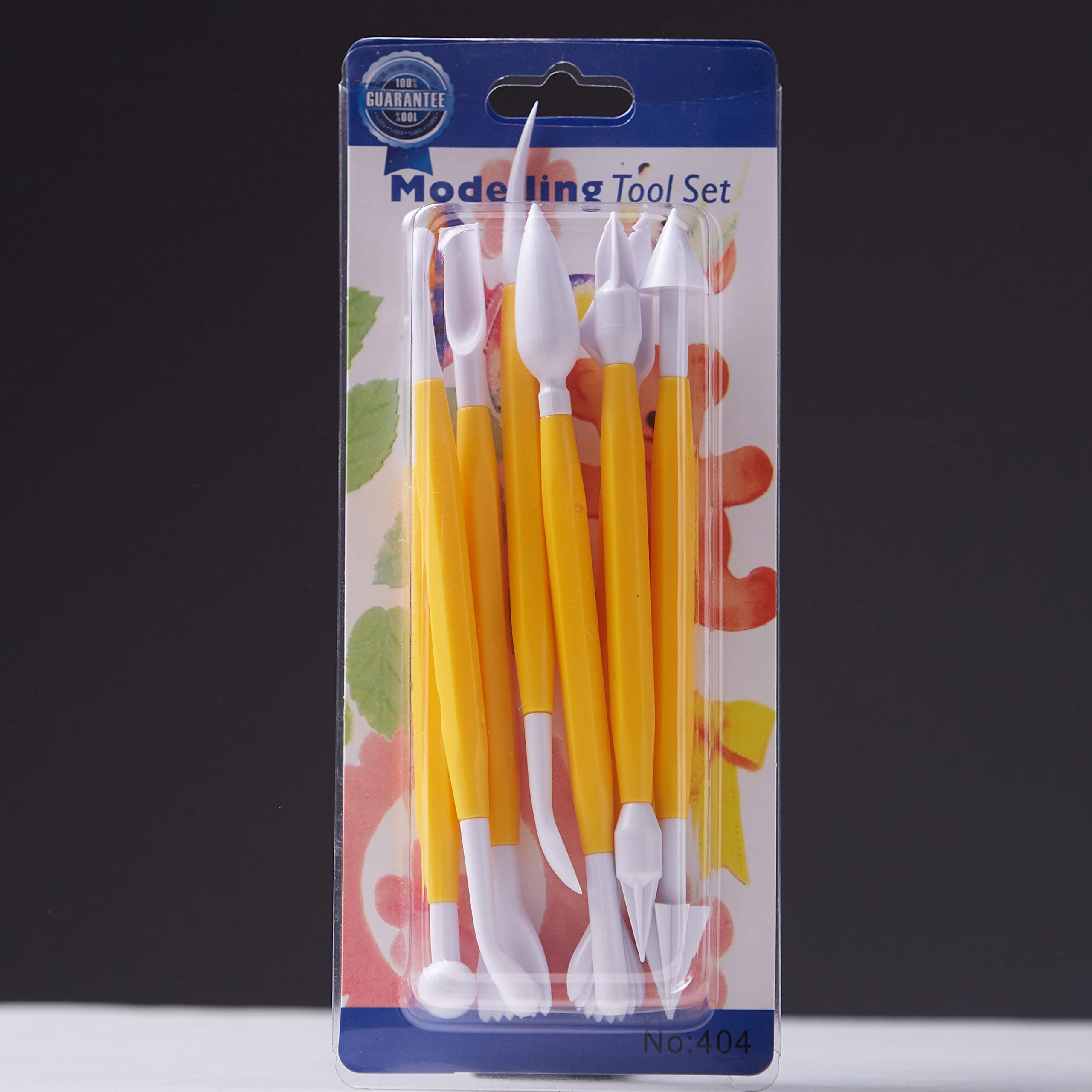 8 PCS Cake Modelling Tools Set Plastic Sugarcraft Modelling Tools Kit Fondant Baking Cake Decorating Tools