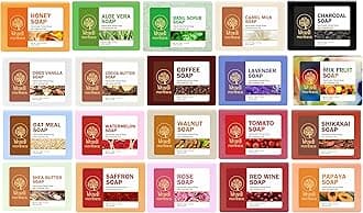 Assorted Natural Handmade Soaps - Flavour Fresh (Pack of 16)