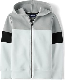 The Children's Place Boy's Long Sleeve Scuba Knit Hooded Sweatshirt
