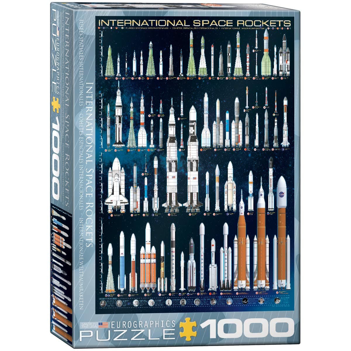 EuroGraphics International Space Rockets Puzzle (1000-Piece)