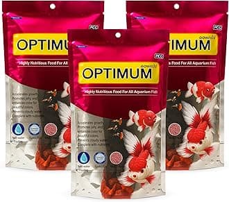Foodie Puppies Optimum Fish Food for Aquarium (200g - Pack of 3 (Mini)) | Highly Digestible & Added with Fish Meal, Corn Protein Meal & Fish Oil with Free Key Ring
