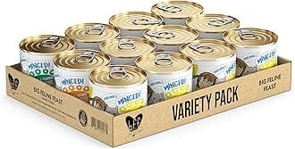 BFF Minced Natural Wet Cat Food, Big Feline Feast Variety Pack, 10oz Can, Pack of 12