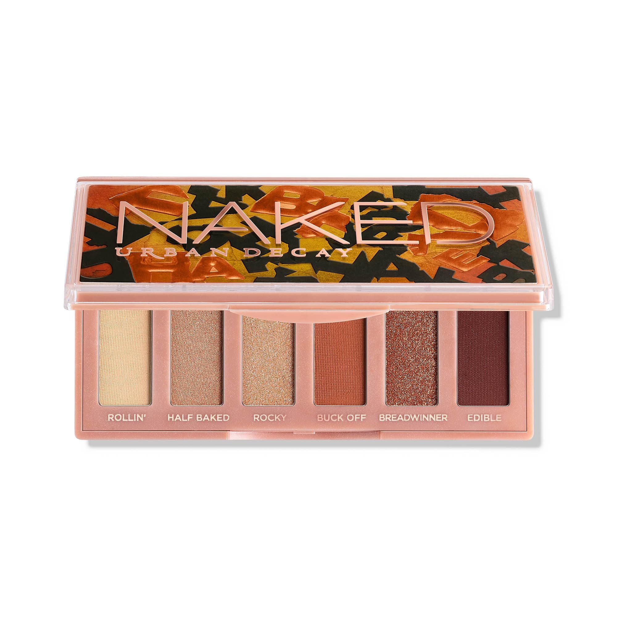 Naked Mini Eyeshadow Palette - 6 Multi-use Shades, Ultra-Blendable, Lasts Up to 12 Hours, Crease-free, Matte Shimmer or Metallic Colors, Compact, Travel Size, Cruelty Free, Vegan