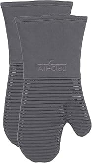 All-CladTextiles Oven Mitt, 2 Pack, Pewter