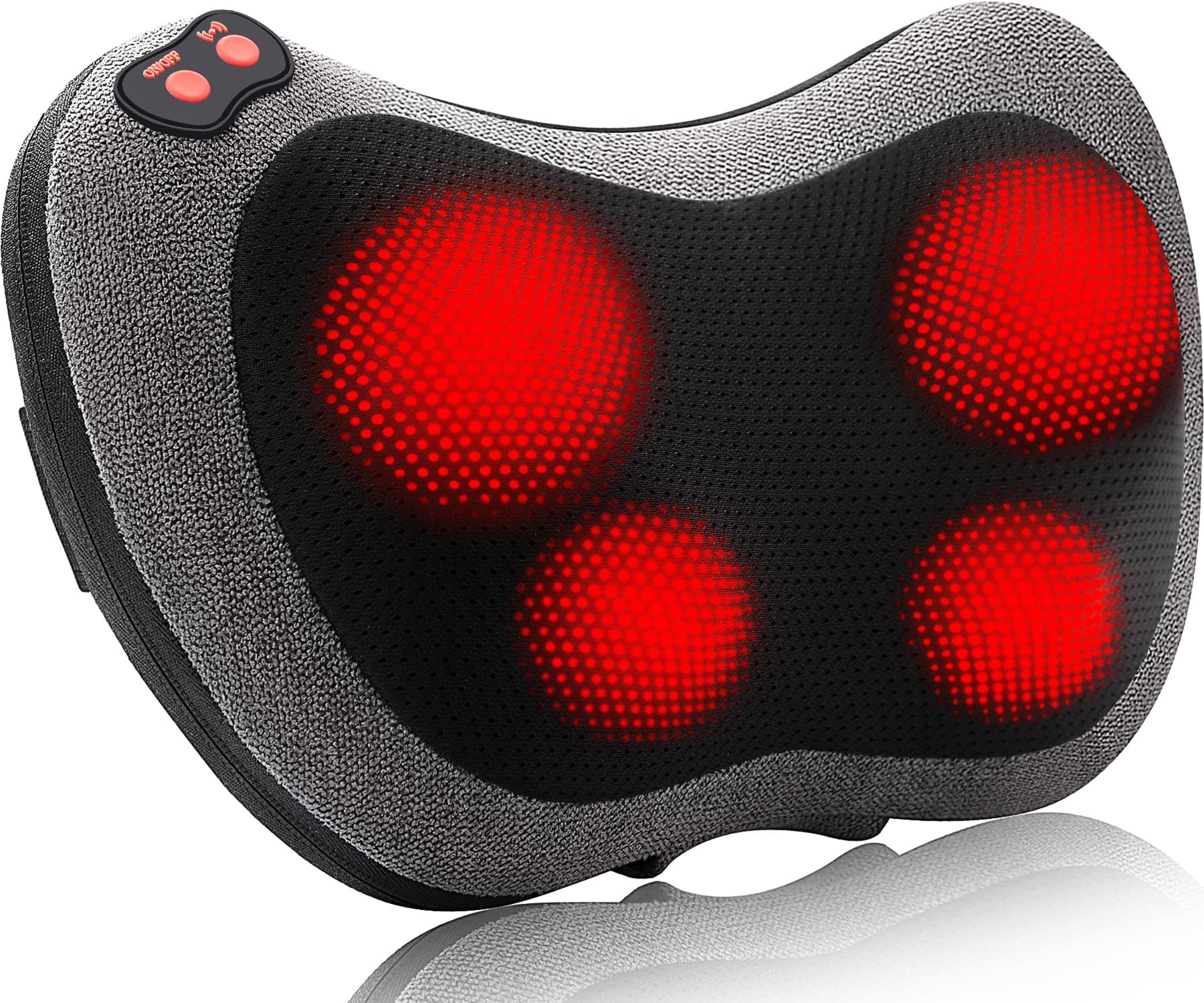 Papillon Shiatsu Back Massager with Heat, Mothers Day Gifts for Mom, Wife, Women & Her,Deep Tissue Massage Pillow for Neck,Shoulder,Foot & Lower Back Pain Relief,Gifts for Women,Her, Dad, Men
