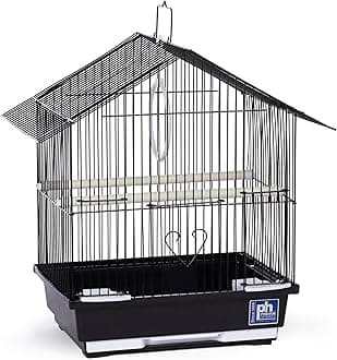 Parakeet Manor Bird Cage with Handle for Home or Travel