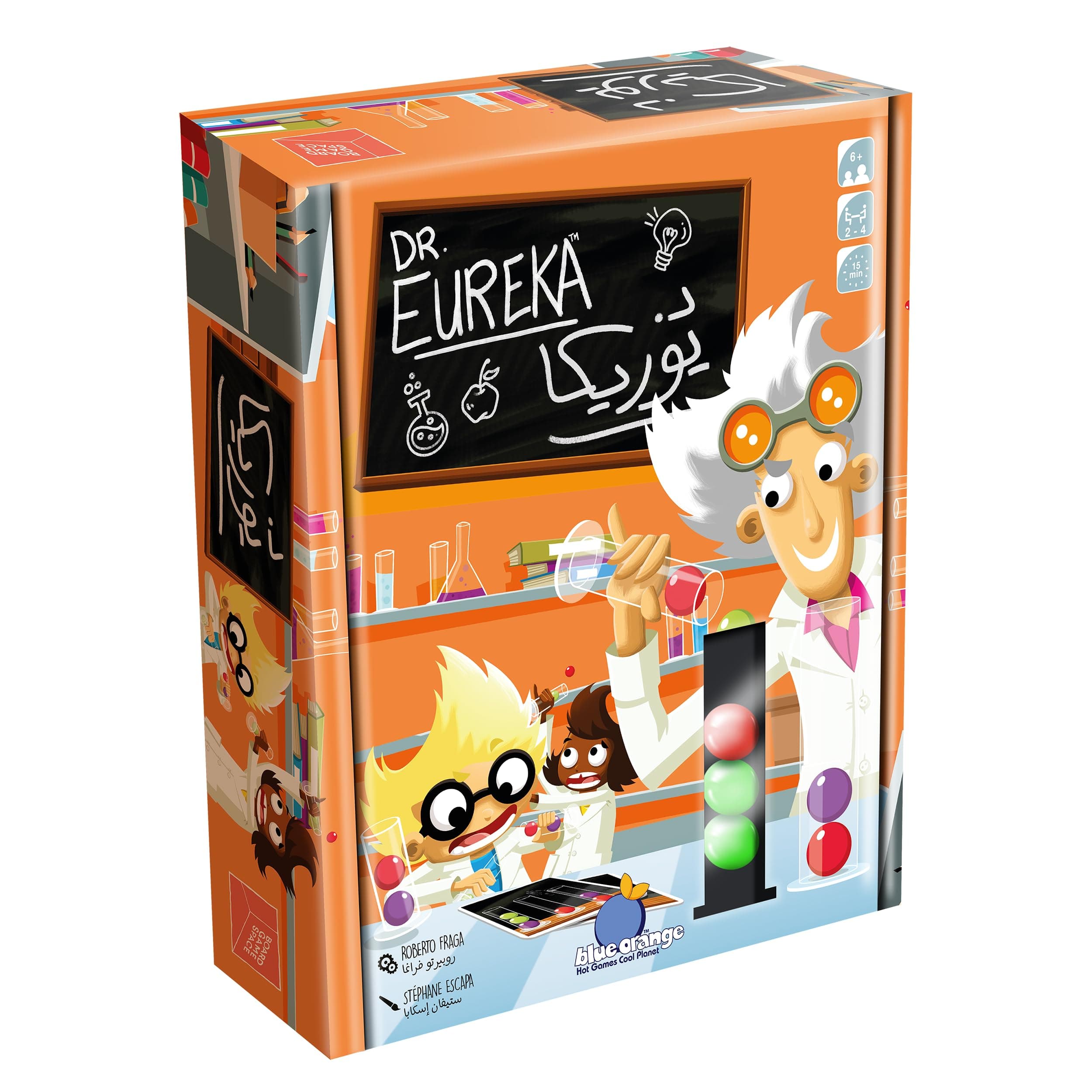 Dr. Eureka Blue Orange Games Boardgame Space (English/Arabic)