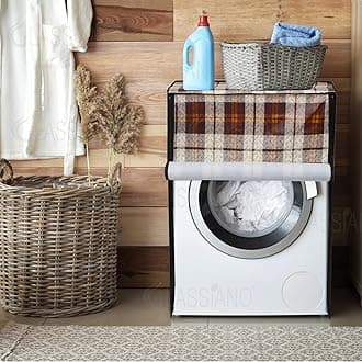 Glassiano Fully Automatic Front Load Waterproof Washing Machine Cover for Samsung/ IFB/ LG/ Godrej/ Whirlpool/ Bosch/ 5 kg, 5.2 Kg, 5.5 Kg