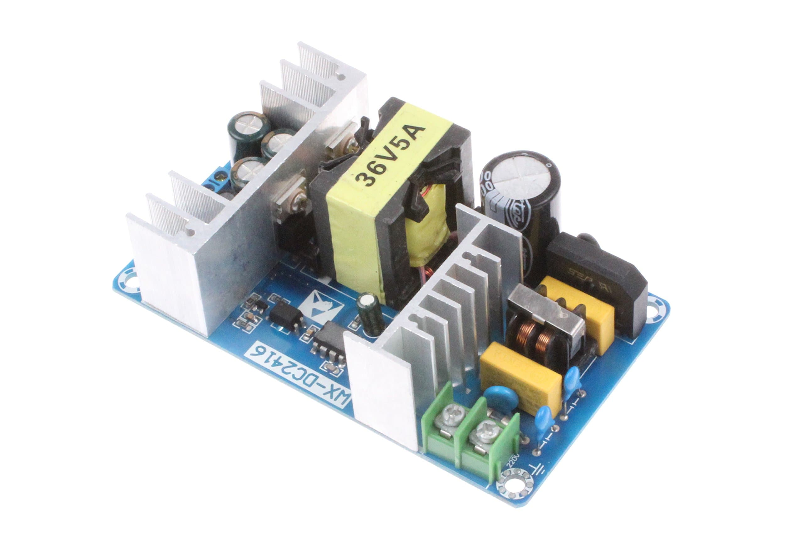 NOYITO AC to DC Power Supply Module 36V 5A 180W Max High Power Industrial Power Module AC 120V 100V-240V to DC 36V Power Suitable for Civil Industrial Electrical Power Supply (36V 5A)