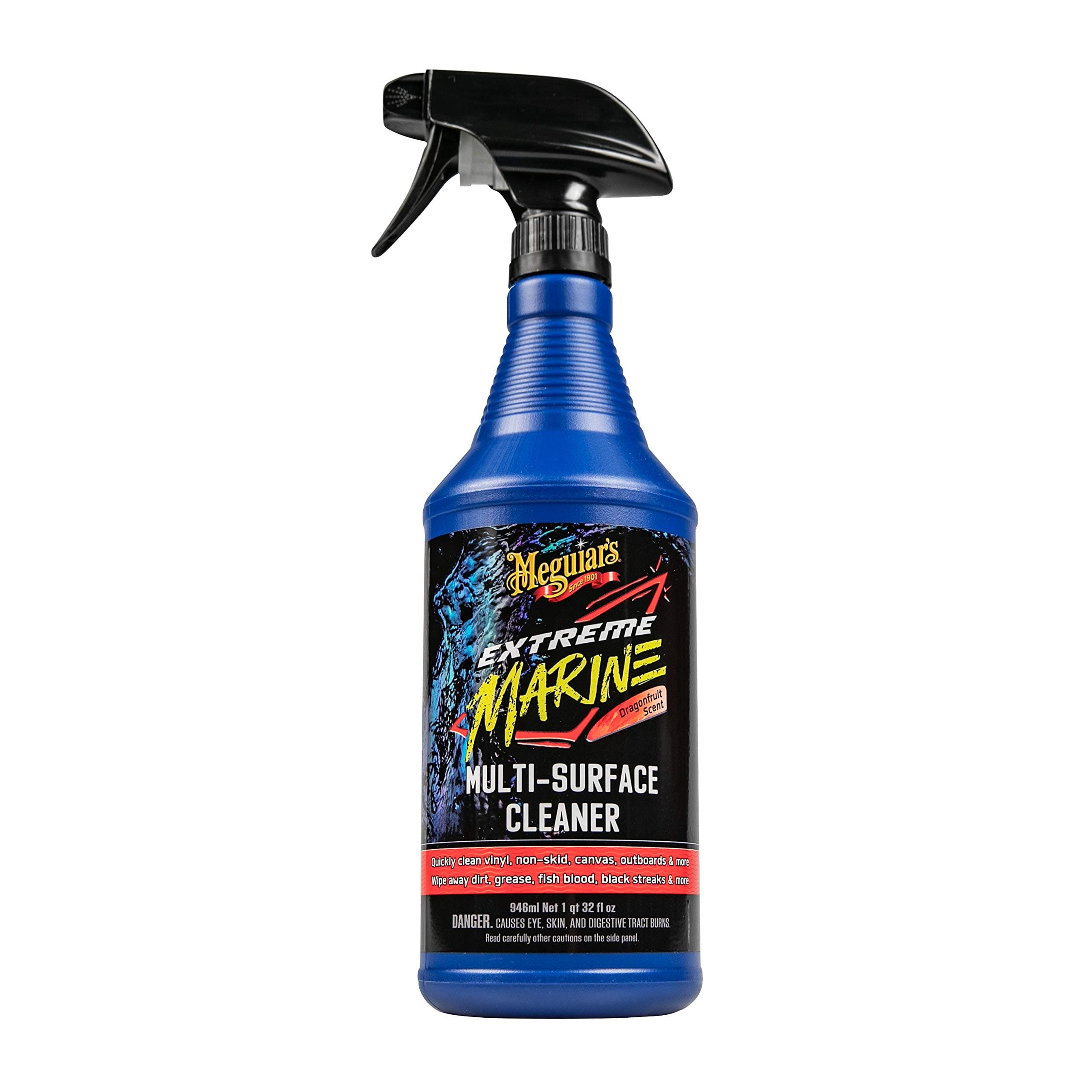 Extreme Marine Multi-Surface Cleaner M180332 - Pro Multi-Surface Cleaner for RV and Marine Detailing, Removes Dirt Grime & Stains from Vinyl, Gel Coat, Non Skid, Carpet and More, 32 Oz Spray