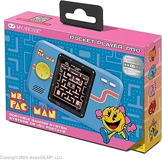 Console de jeu rétrogaming - Atari - Pocket Player PRO Ms. Pac-Man - Ecran 7cm Haute Résolution