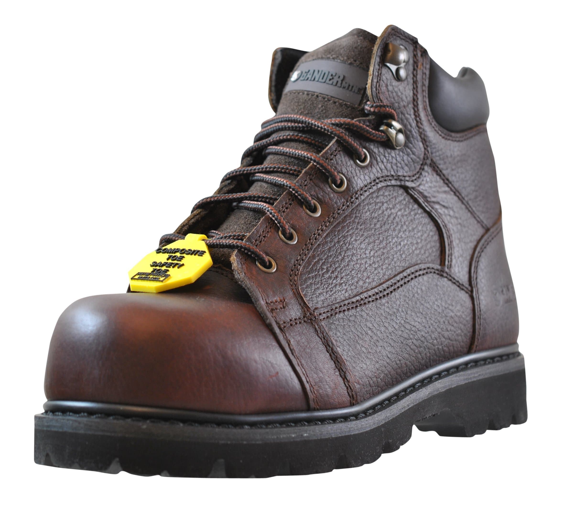 Gander Mountain Men's Rugged Force Work Boots, Brown, Available in Medium and Wide Width