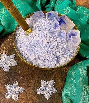 250g Premium Gourmet Blue Salt – Coarse, Mineral Salt, High Potassium, Low Sodium, Natural, Unprocessed, Hand Harvested (8.82 oz)