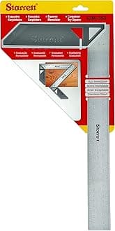 K53M-350-S Carpenters Try Square for Woodworking – 350mm Metric Set Square