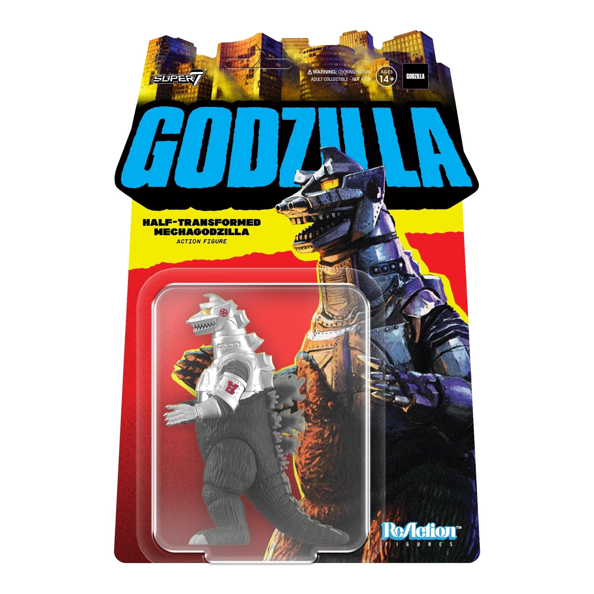 Toho Godzilla Half-Transformed Mechagodzilla - 3.75 in Scale Reaction Figure