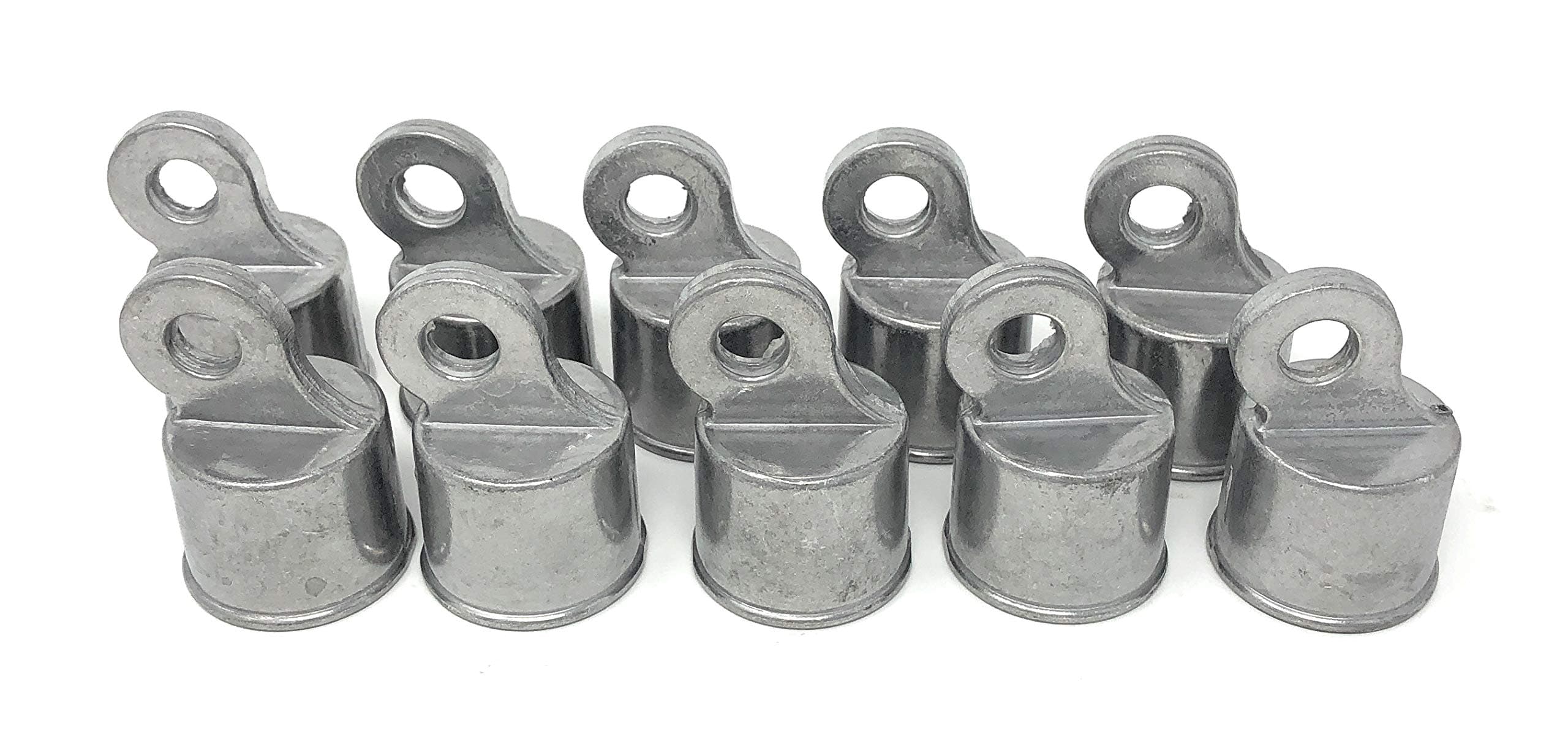 Chain Link Fence Rail Ends Aluminum 10 Pc Pack 1-3/8"