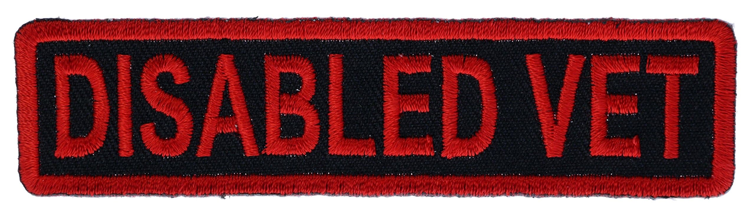 Disabled Vet 4 inch Patch IVANP1231 F4D26E