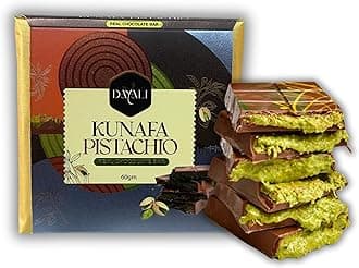 Premium Quality Pistachio Kunafa Chocolate 60 Gm| Dubai Famous Chocolate | Milk Chocolate.