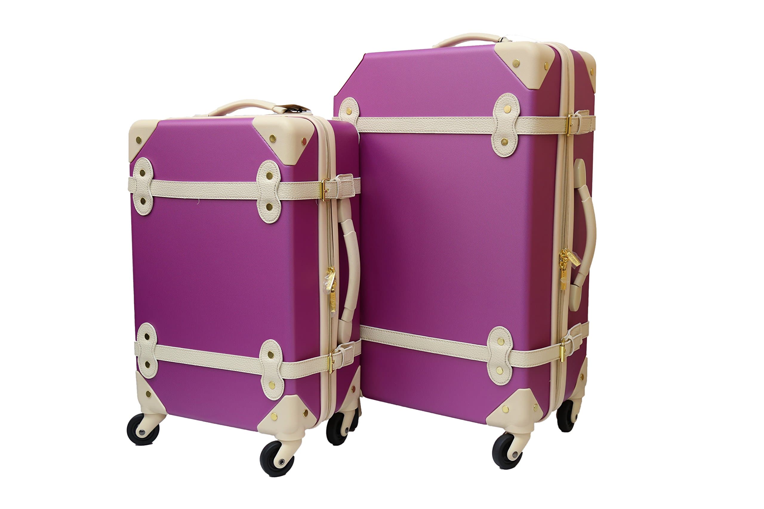 Voyager 2-Piece Luggage Set - Purple