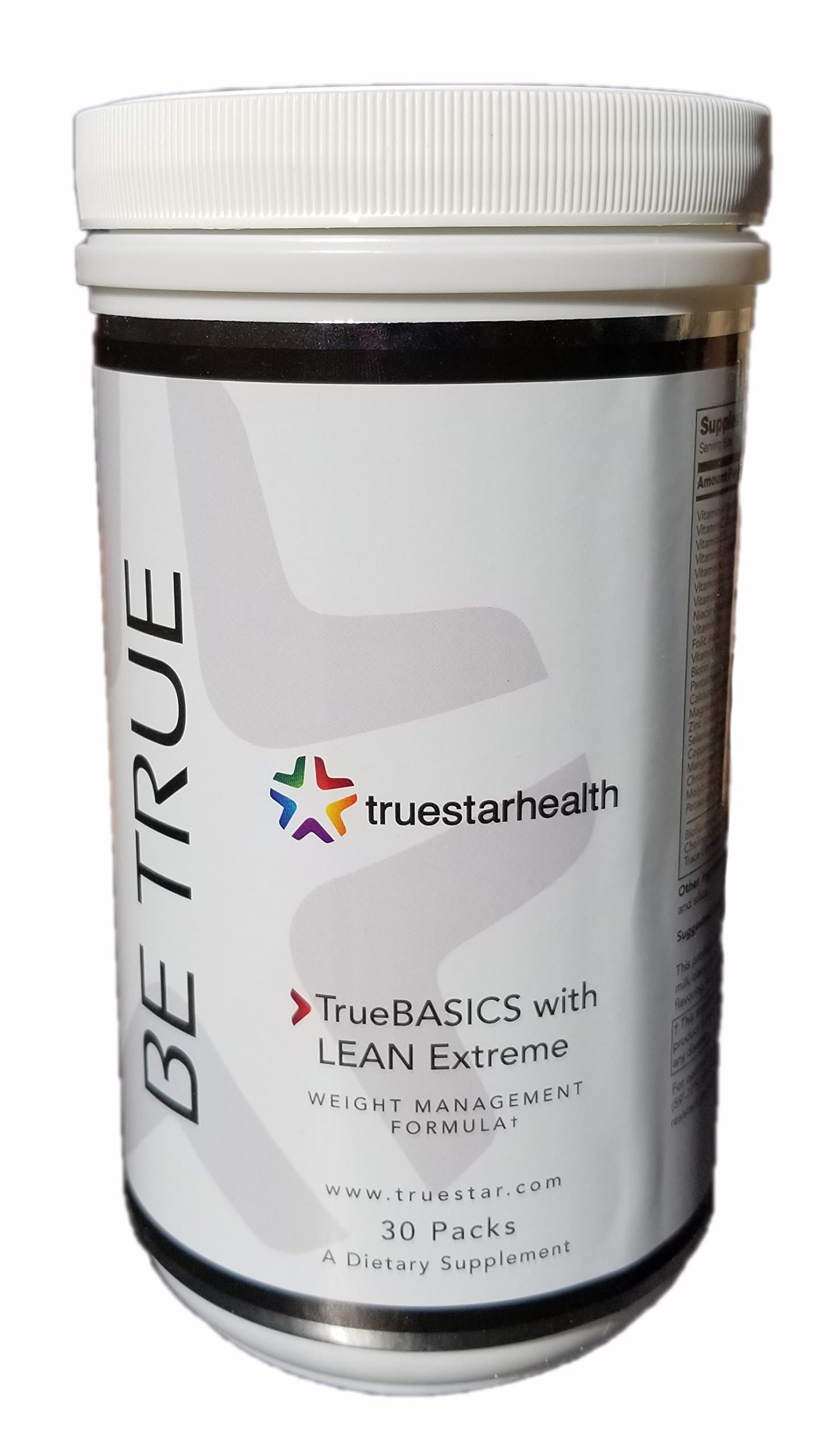 TrueBASICS Lean Extreme Body Fat Weight Loss Pill Supplements Natural 30 Packs