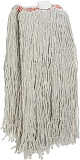 Rubbermaid FGF11900WH00 Dura Pro Cotton Wet Mop, 1 Inch Headband, White, 5.5 Inch x 2.755 Inch x 2.755 Inch