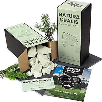 Natura Uralis Ural Green Clay | 17.5oz of Natural Green Clay, Pastel to Verda...