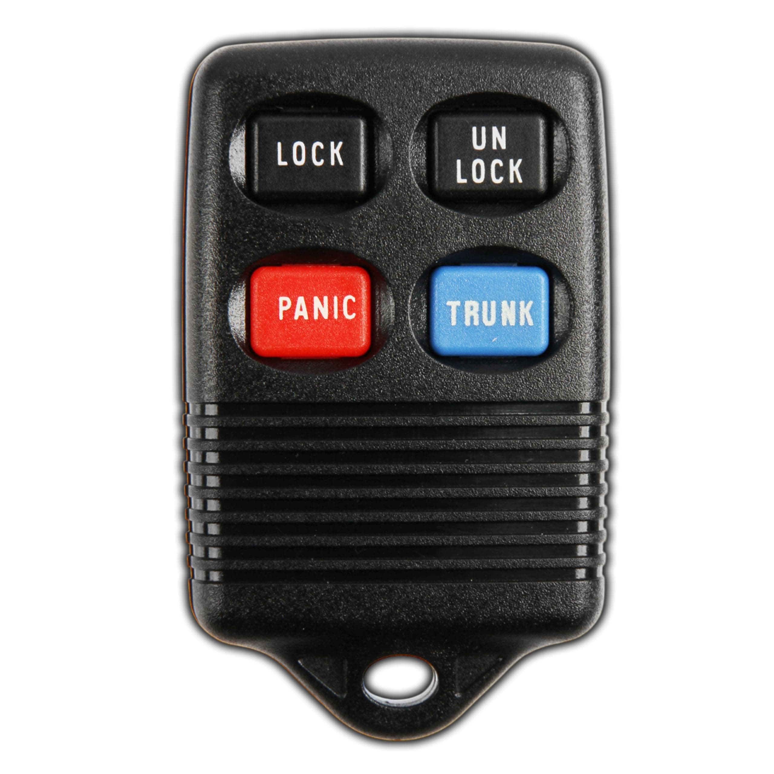 KeylessOption Key Fob Replacement for 1992 1993 1994 1995 1996 1997 1998 Ford Bronco Explorer F-150 Mazda B2300 Mercury Sable Lincoln Town Car Remote, 4-Button GQ43VT4T, Programming Guide Included